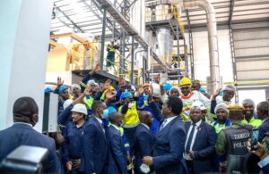 28 October - Investment – African Marketing Confederation – African Marketing Confederation President Hakainde Hichilema at the commissioning ceremony
